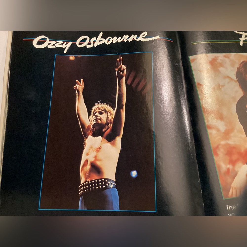 US ‘83 “today, tomorrow, together” concert Magazine U2 Van Halen Ozzy & more - Picture 6 of 7